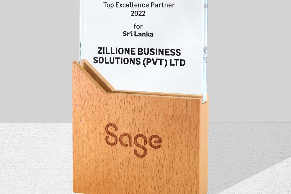 ZILLIONe wins Asian markets with Sage Top Excellence Partner fourth consecutive win.  